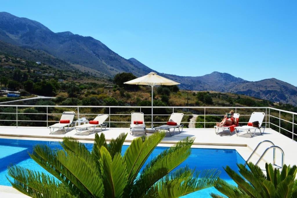Villa Vuna - Private Pool -Sea View Chania  Exterior foto