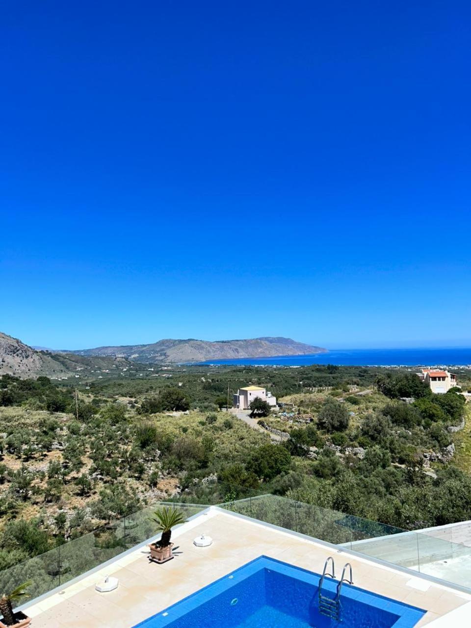 Villa Vuna - Private Pool -Sea View Chania  Exterior foto