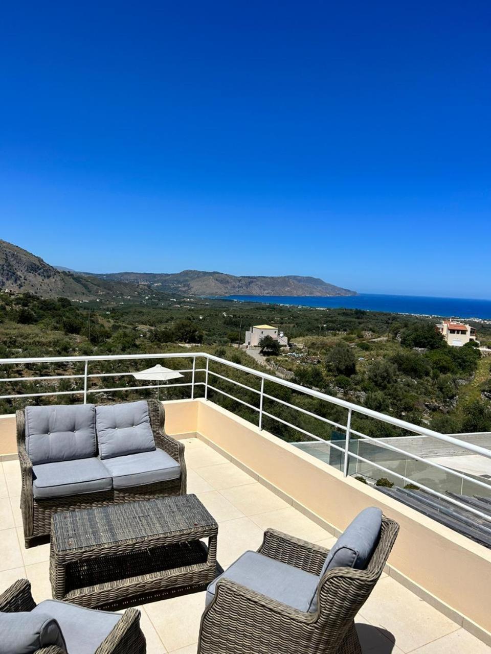 Villa Vuna - Private Pool -Sea View Chania  Exterior foto