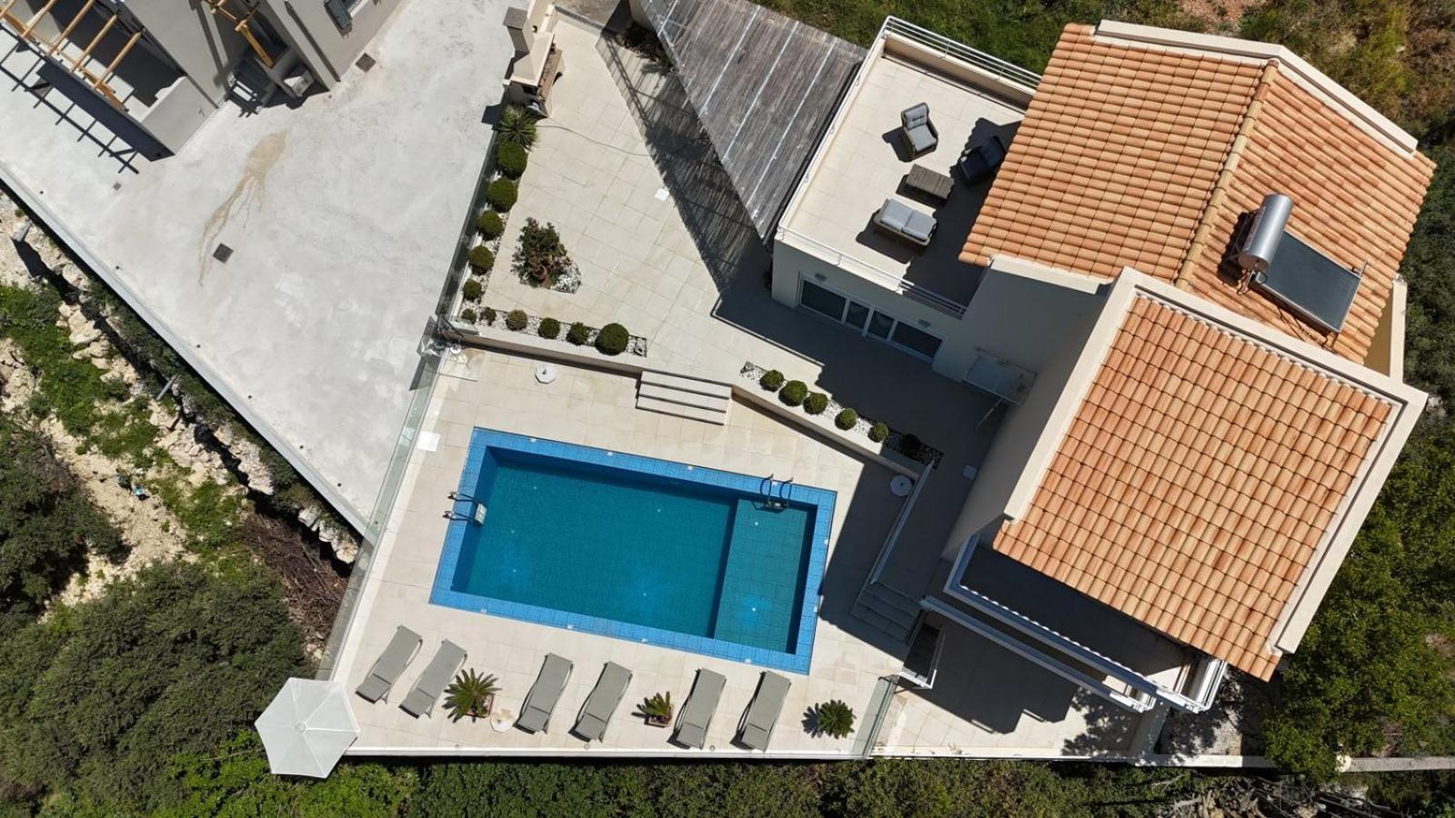 Villa Vuna - Private Pool -Sea View Chania  Exterior foto